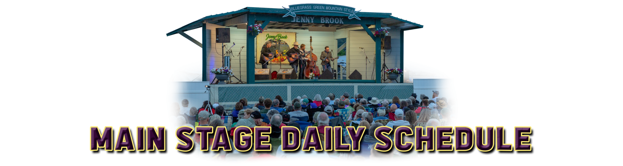 SCHEDULE Jenny Brook Bluegrass